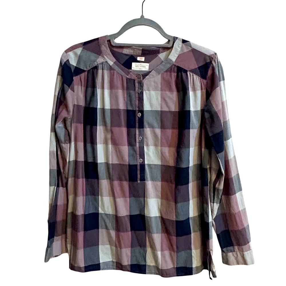 LOFT Plaid Shirt - size Medium